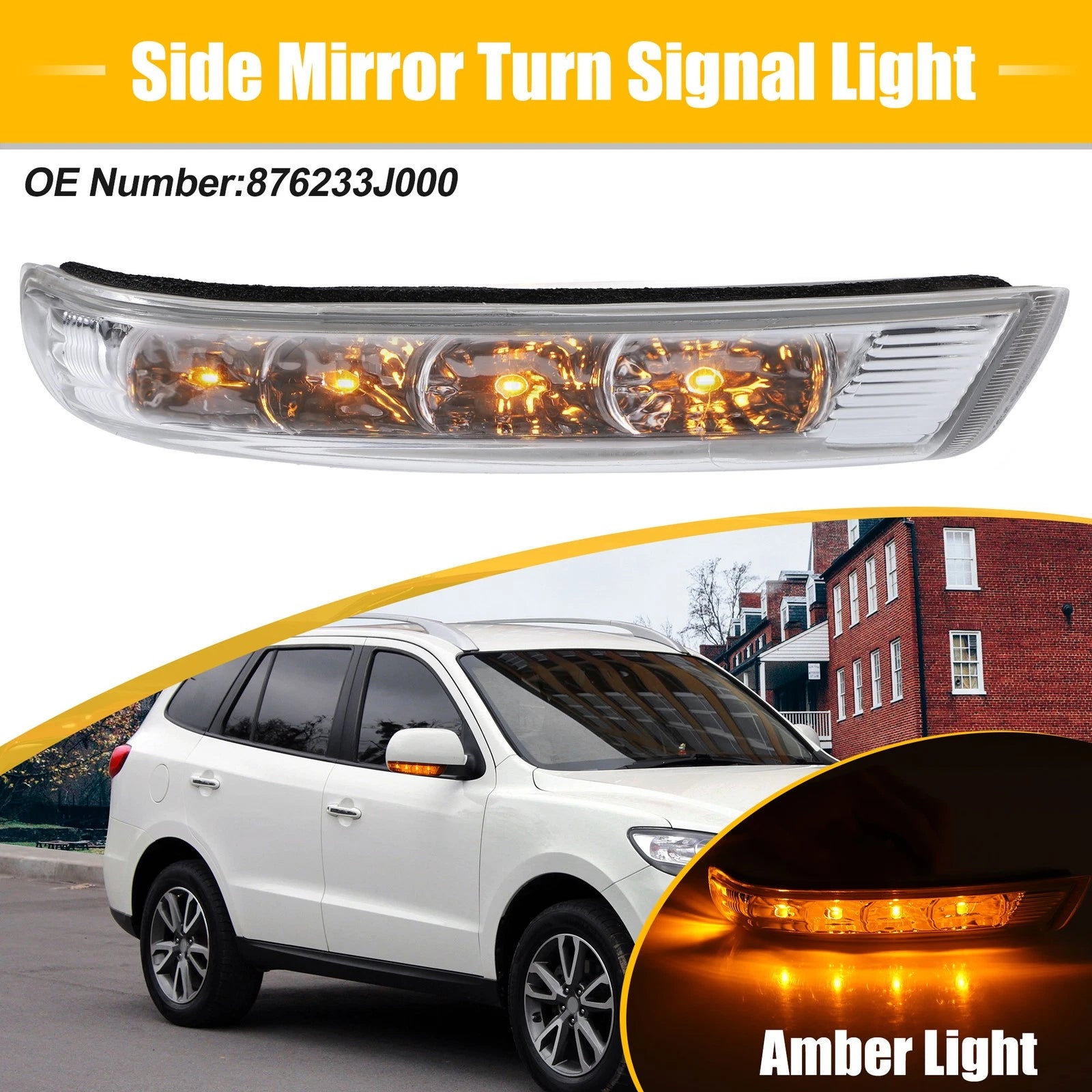 LED Right Turn Signal Light Indicator for Hyundai Santa Fe (2007–2012)