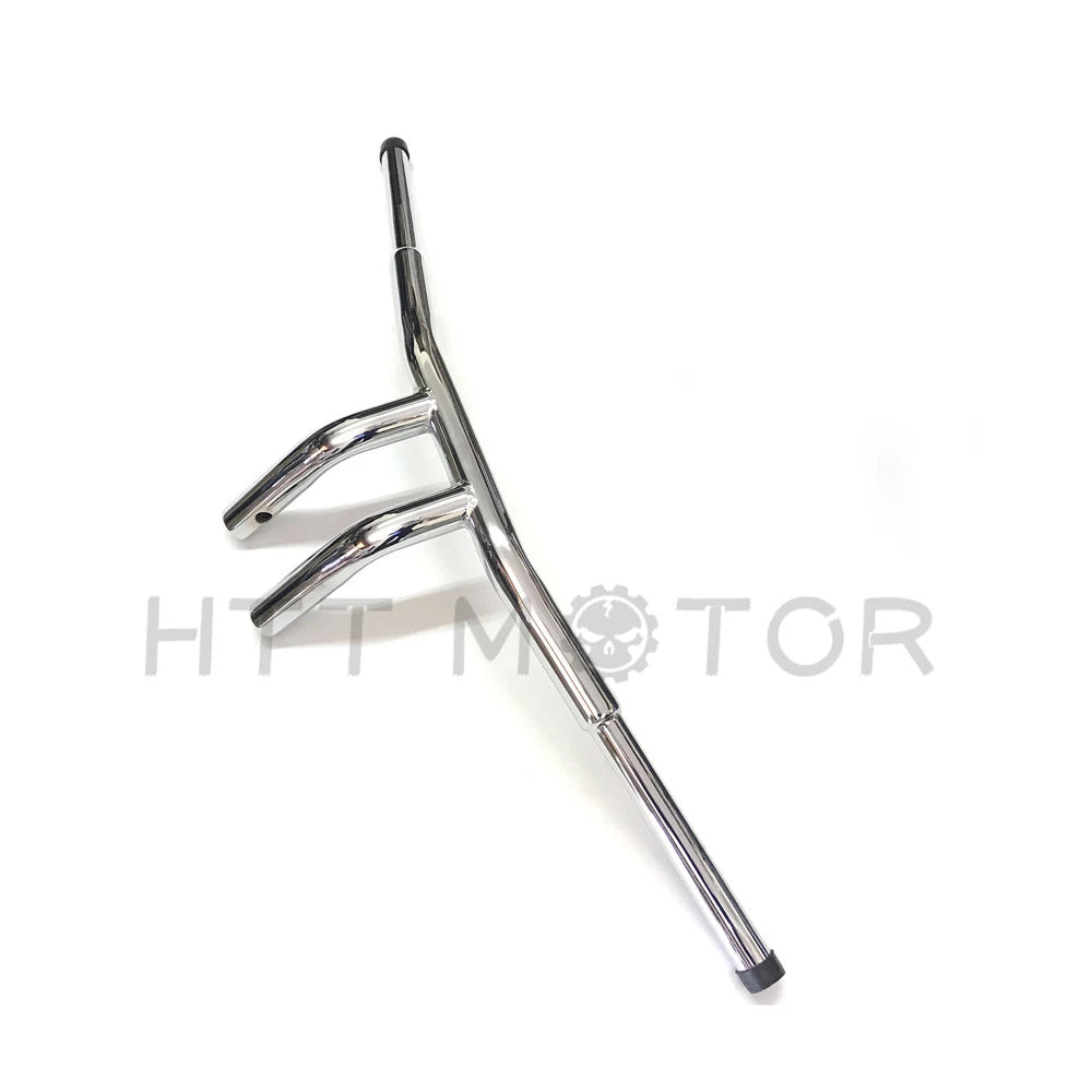 1-1/4" Flat Chrome 6" T-Bar Handlebars for Harley Softail (2018–Present)