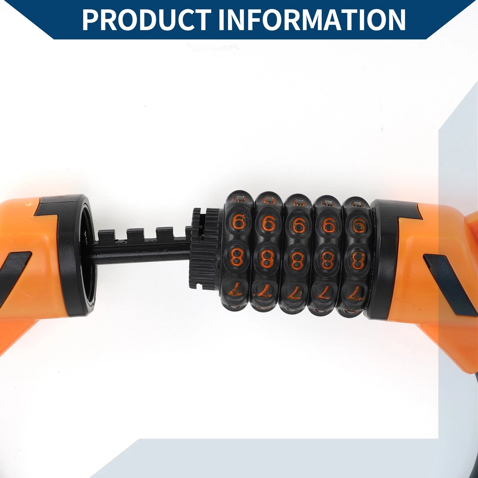 Bike Cable Lock with 5 Digit Resettable Combination for Any Bicycle (40cm)
