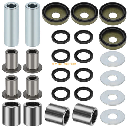 Set of 2 Front Upper & Lower A-Arm Bushing Seal Kits for Arctic Cat ATV 400 DVX (2004–2008)