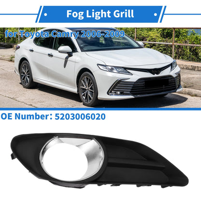 Front Right Fog Light Grille Replacement for Toyota Camry (2006–2009)