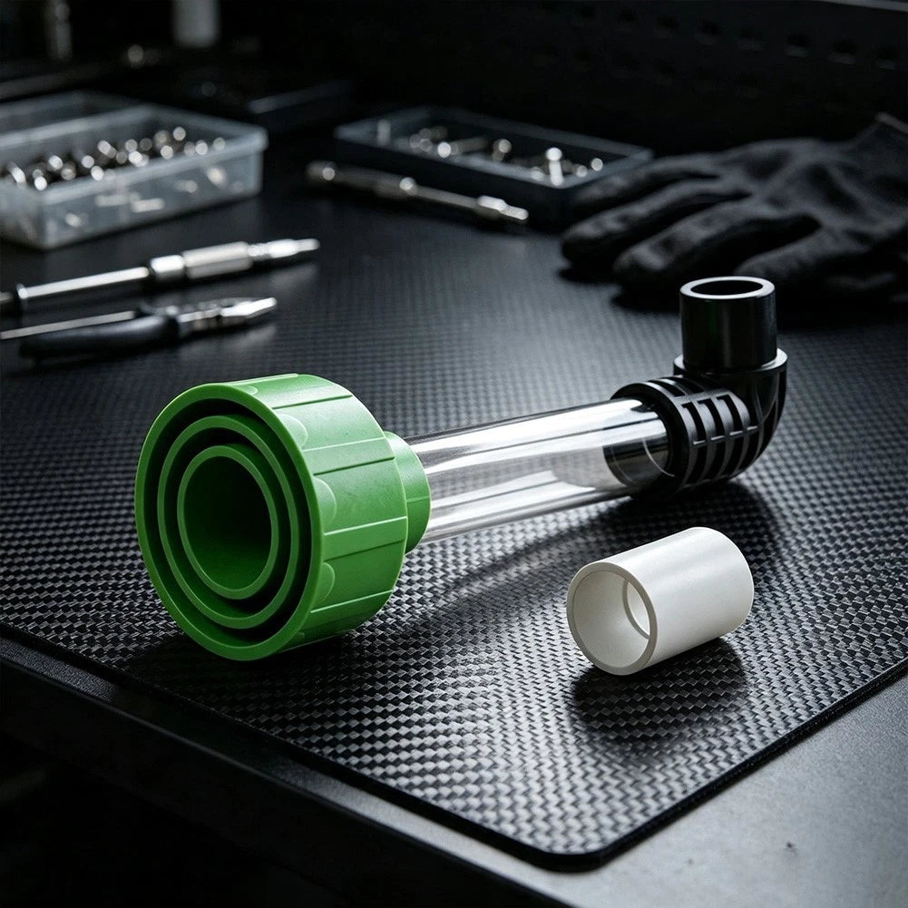 AC Drain Line Adapter Tool for A/C Condensate Drain Pipe Clogs