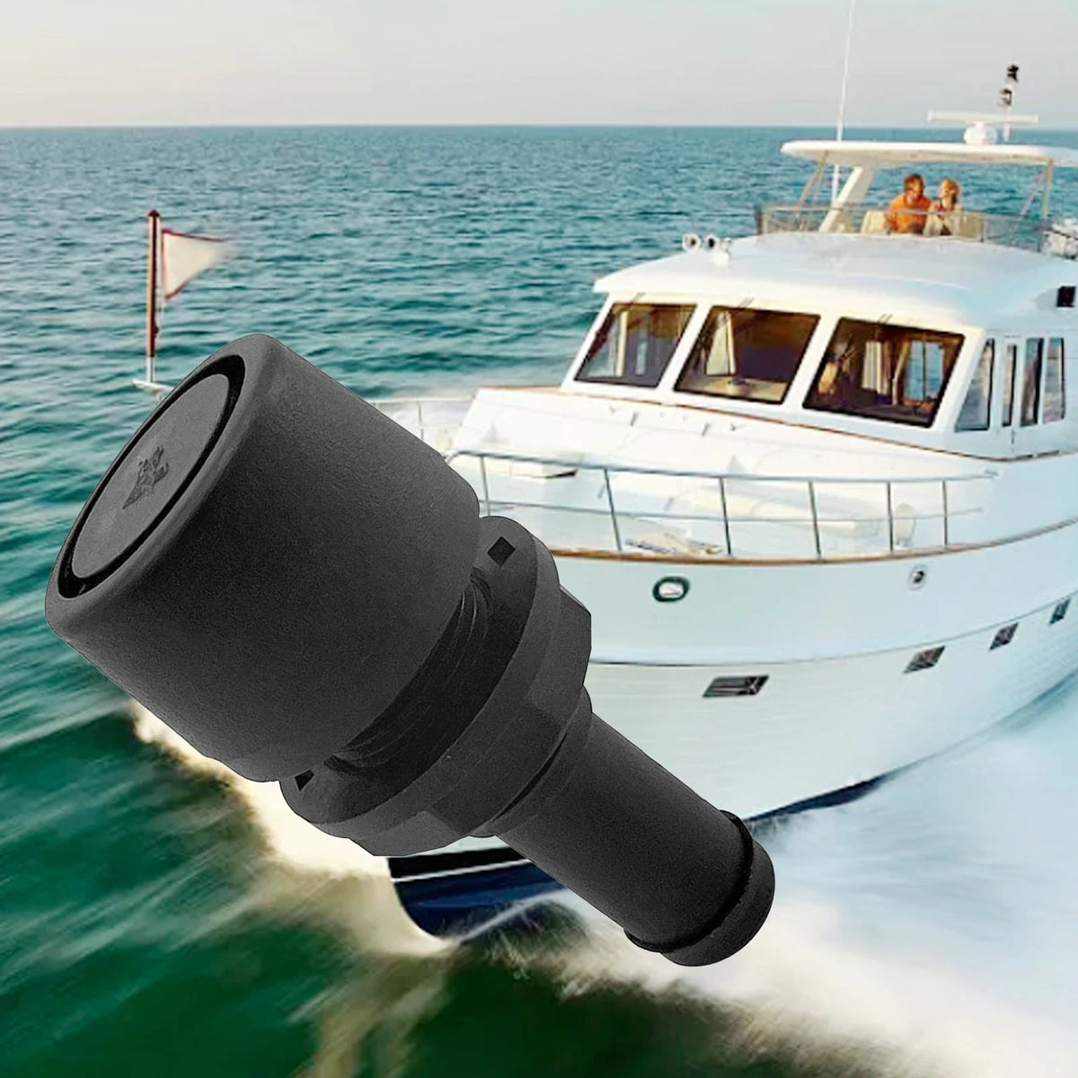 Fuel Tank Vent for Fuel System (3279mm, Black Nylon, Splash-Resistant)