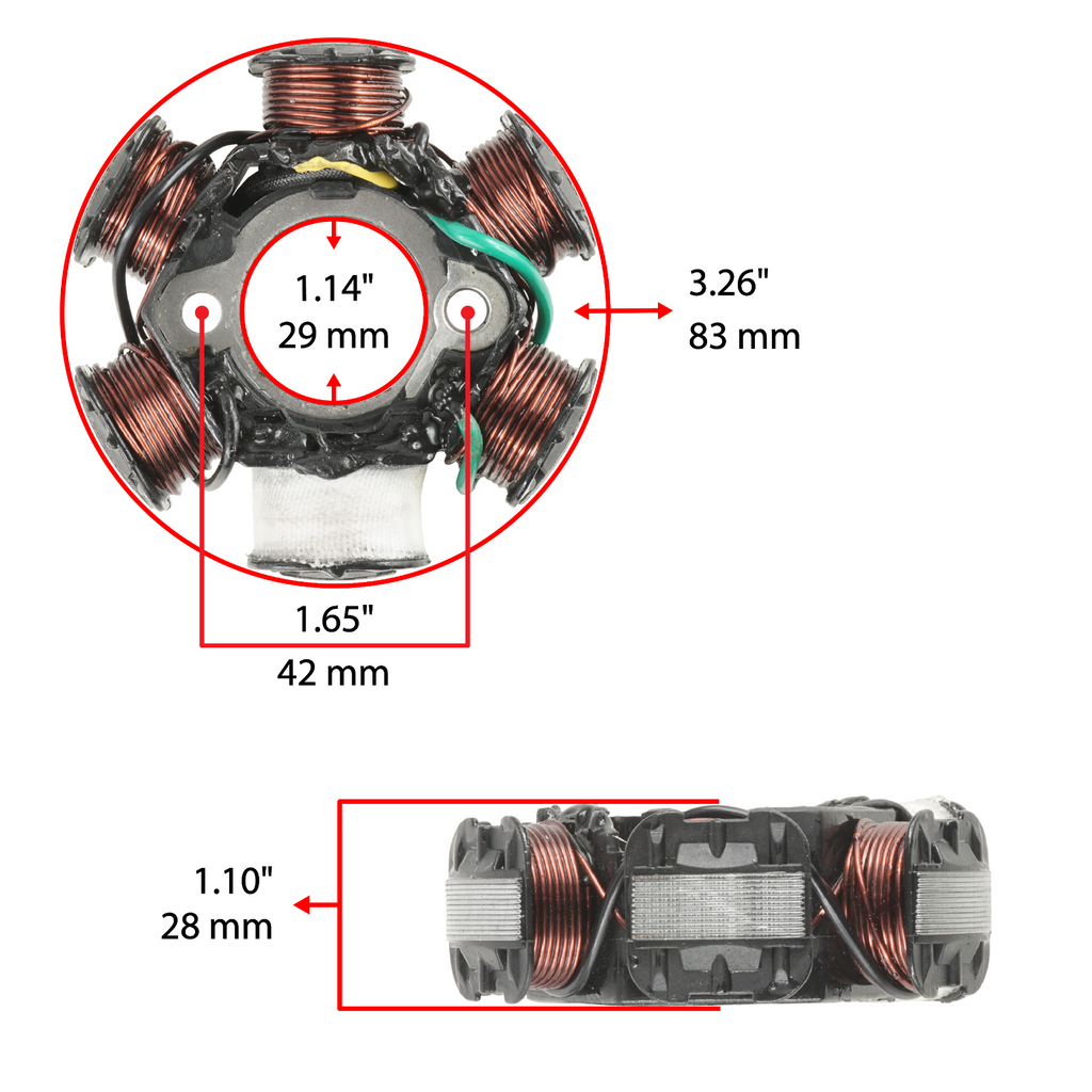 Stator Replacement for Can-am DS70 DS90 DS90 4 Stroke Generator (2008–2023)