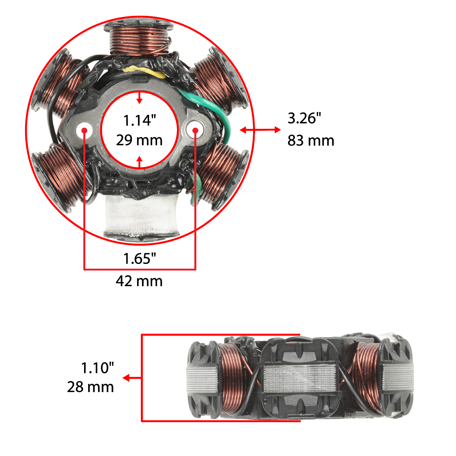 Stator Replacement for Can-am DS70 DS90 DS90 4 Stroke Generator (2008–2023)