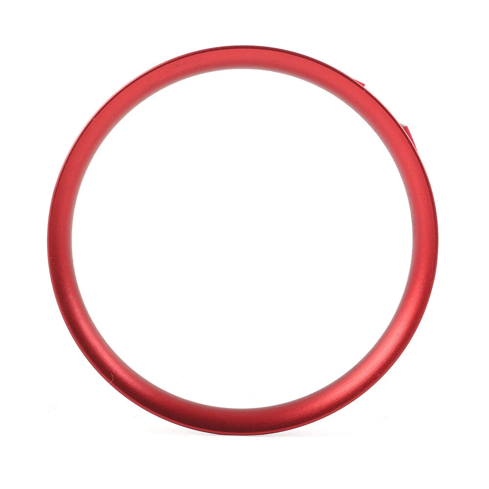 Interior Central Console Clock Frame Ring Trim for VW Passat B8 (2016–2019) Red