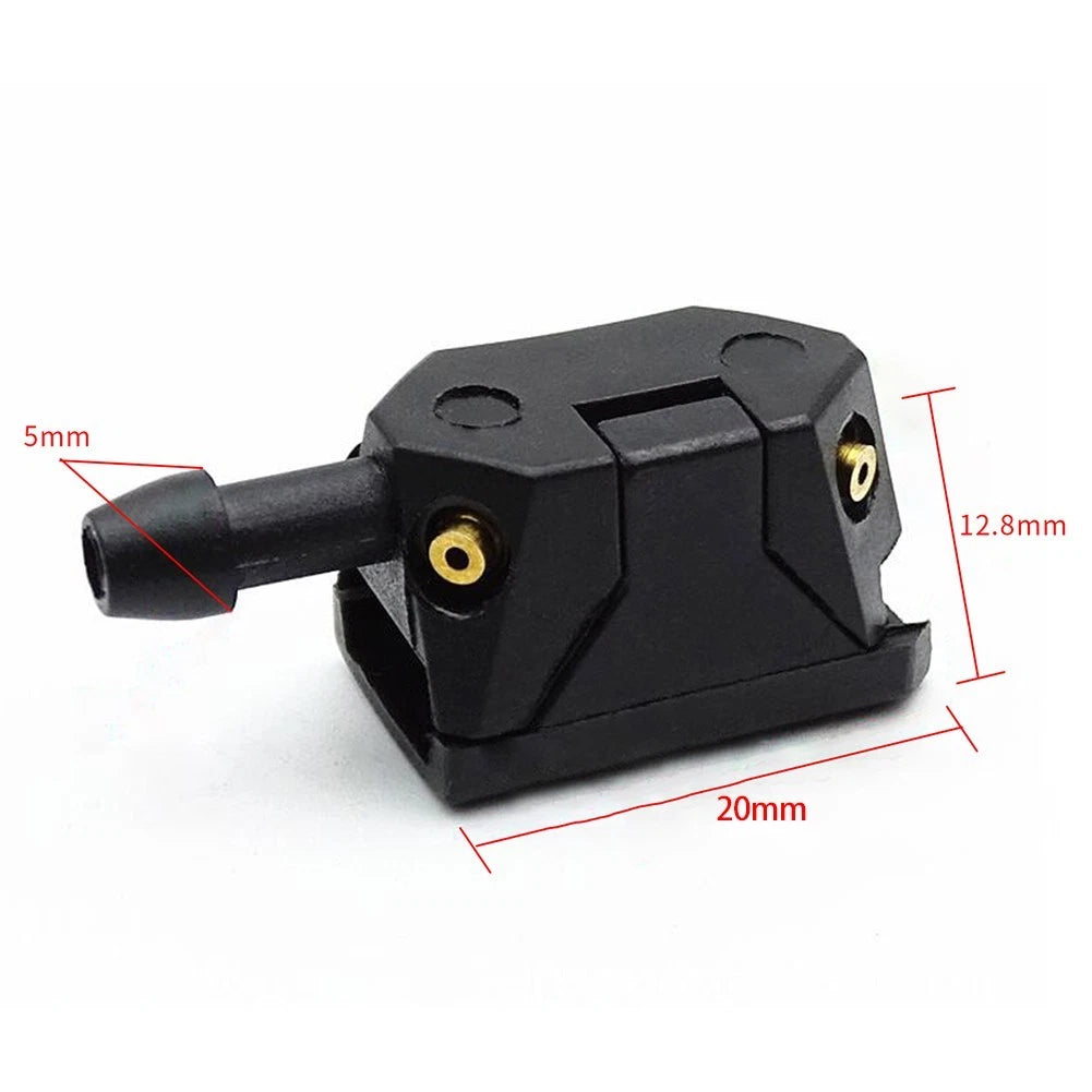 Windshield Cleaning Solution with Washer Nozzle for Car