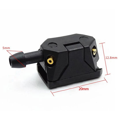 Windshield Cleaning Solution with Washer Nozzle for Car