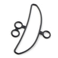 Carburetor O-ring for - Rubber, Anodized Finish