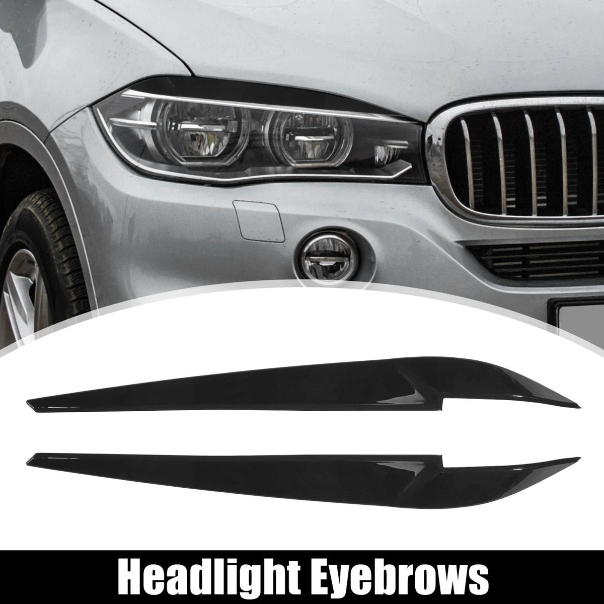Headlight Eyelid Cover Styling Pair for BMW X5 X6 (2007–2019)