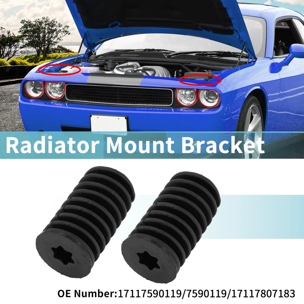2 Pcs Radiator Mount Bracket Set for BMW 1 Series E81 (2006–2011)