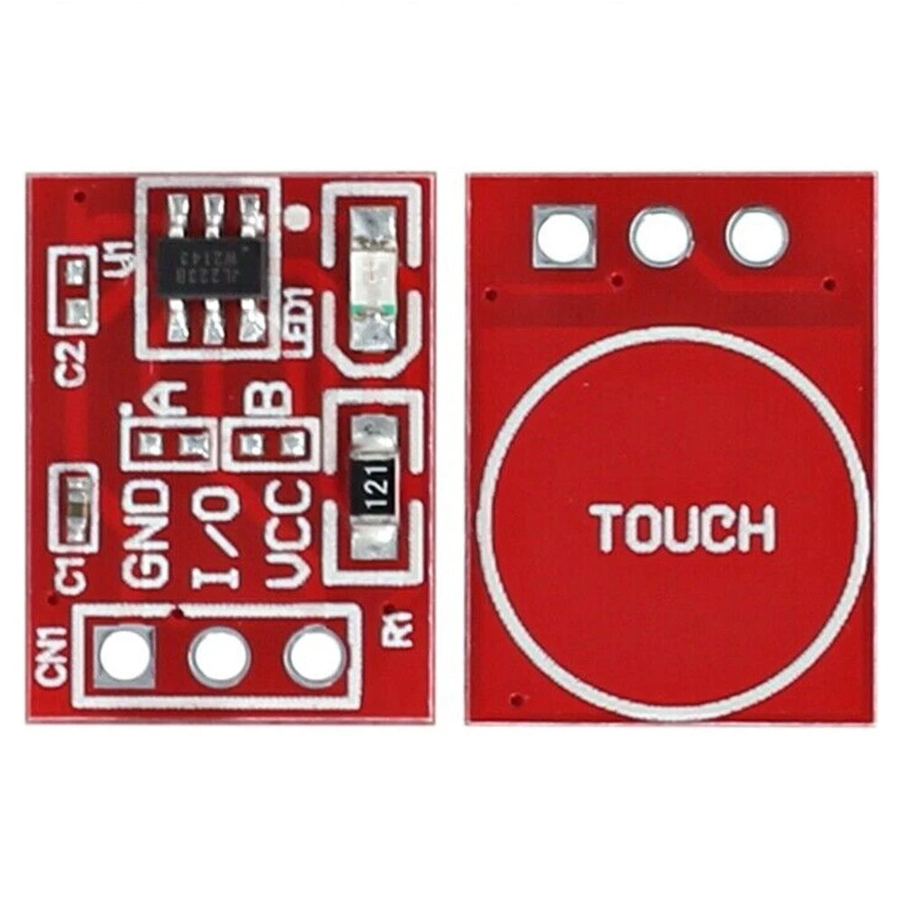 50pcs Ttp223 Self-Locking Capacitive Switch Module