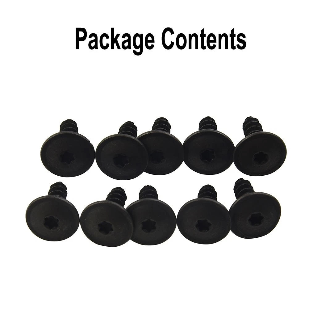 10 PCS Torx Screws Bumper Engine Shield Cover Tray Clips Fastener Retainer Kits