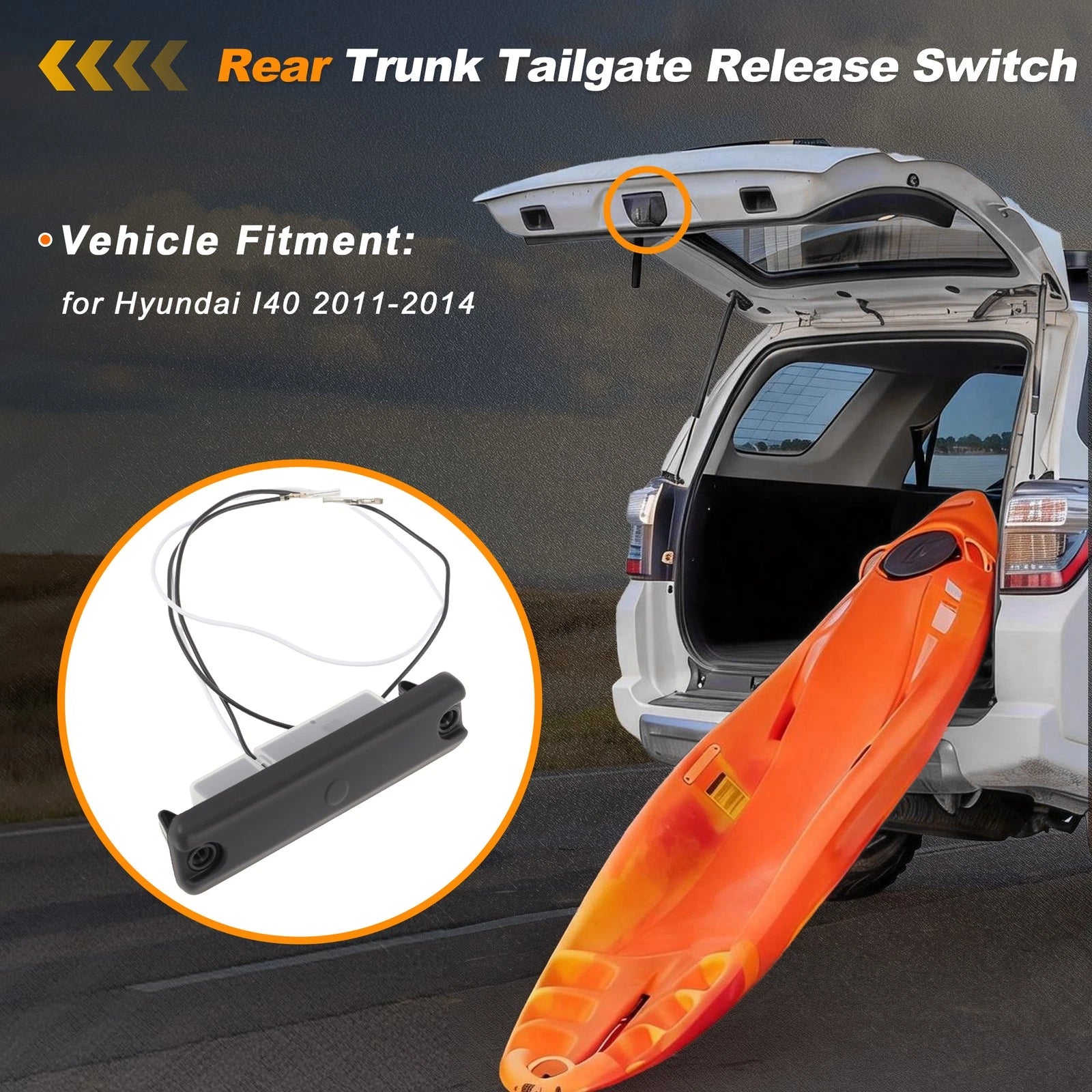 Tailgate Trunk Release Switch Replacement for Hyundai I40 (2011–2014)