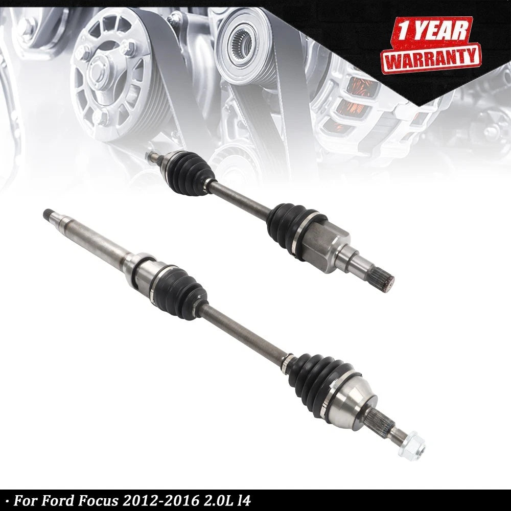 Front Left+Right CV Shaft for Ford Focus (2012–2016) 2.0L