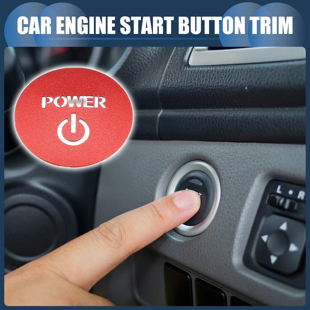Engine Start Stop Button Cover for Honda Vezel RV Series (2014–2020) Red