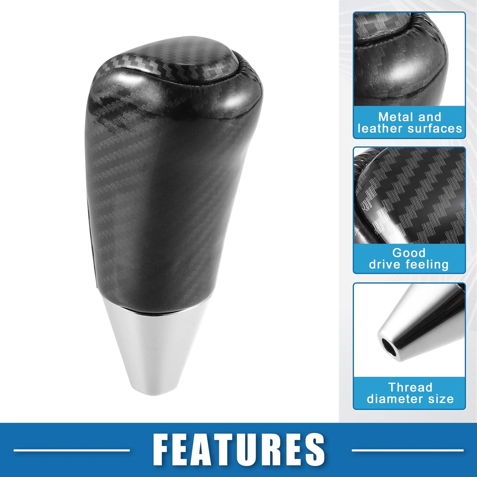 Gear Shift Knob Stick Shifter Replacement for Toyota Land Cruiser (2016–2021)