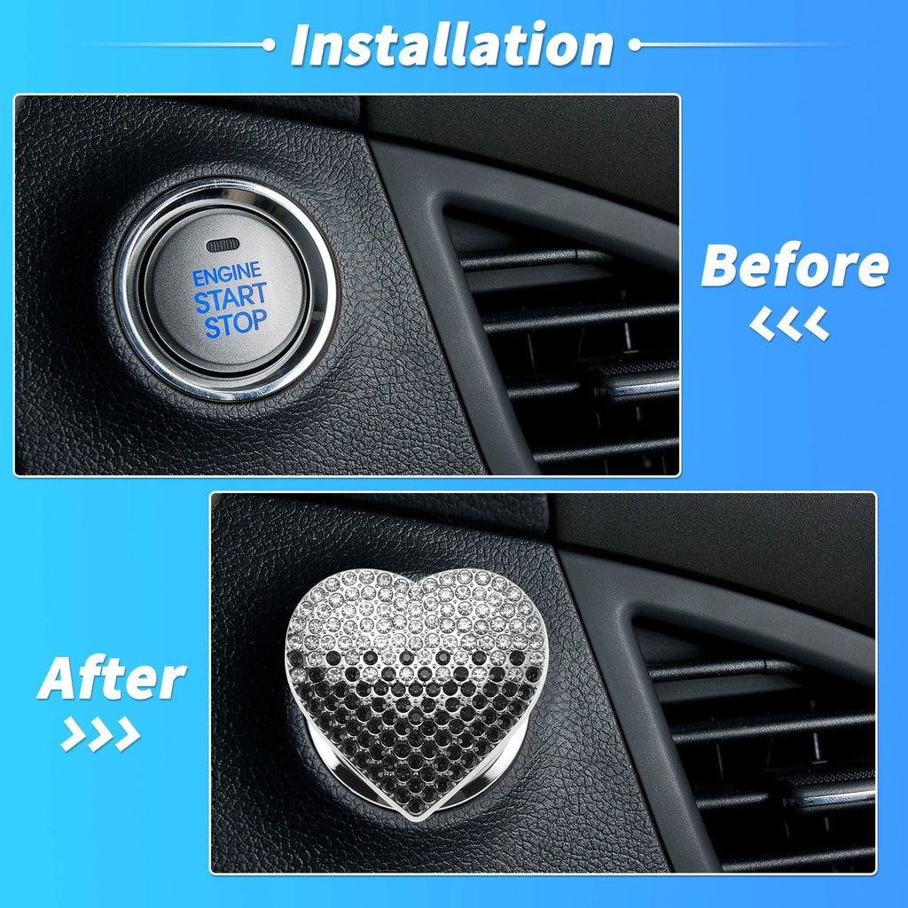 Control Switch Knob Button Cover Trim Ring for