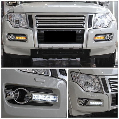 LED Daytime Running Lights DRL for Mitsubishi Pajero Montero V93 V97 (2015–2019)