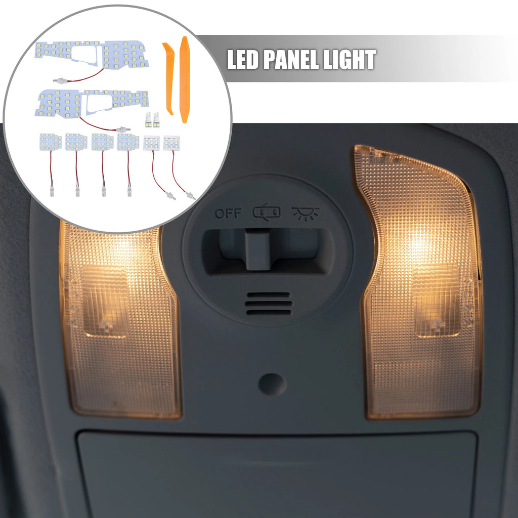 Dome Light Bulb Set 6000K White for Toyota Alphard Vellfire (2008–2023)
