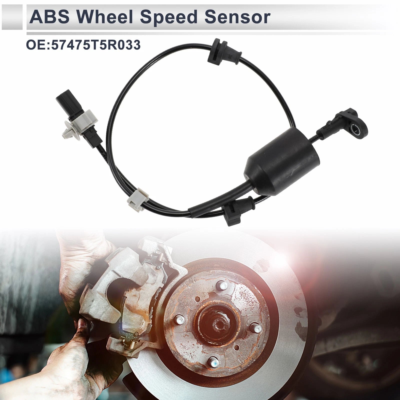 ABS Wheel Speed Sensor Replacement Rear Left for Honda Fit (2015–2020)