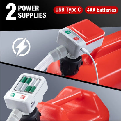 Manual Oil Pump USB with 4 Adapters for Wide Fuel Compatibility