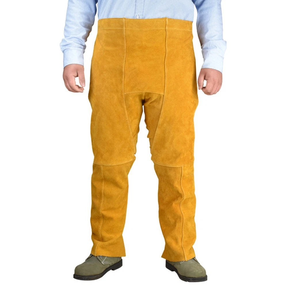 Leather Welding Apron for Woodworking (Split Leg, Splash Proof)