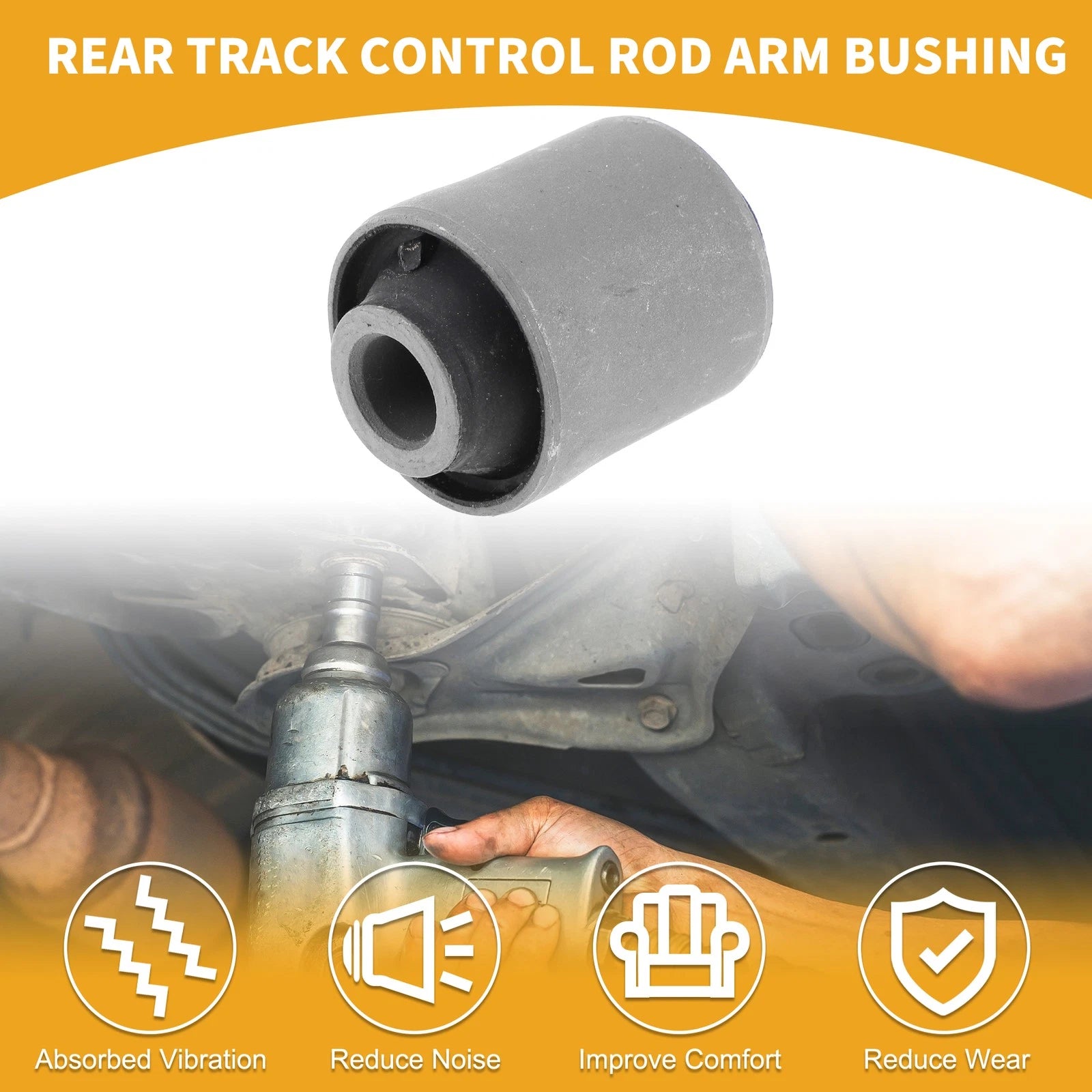 Rear Lower Track Control Rod Bushing Replacement for Dodge Caliber (2006–2012)