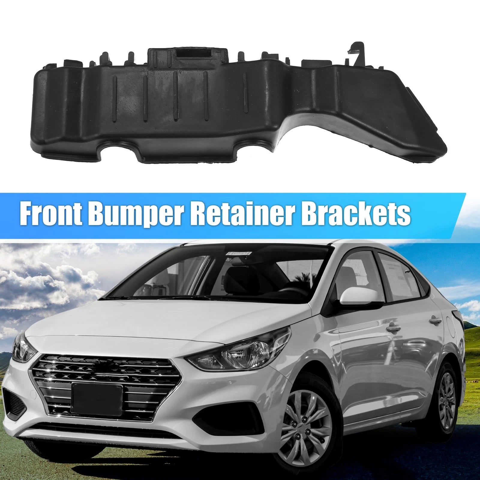 Front Left Bumper Bracket Replacement for Hyundai Accent (2011–2017)