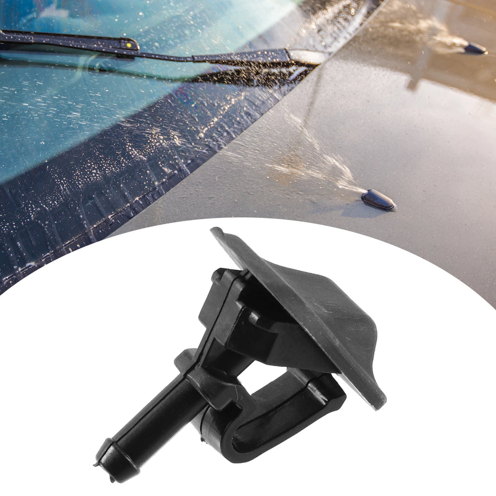 2X Front Windshield Washer Nozzle Wiper Spray Jet for Jeep Wrangler (2002–2012)