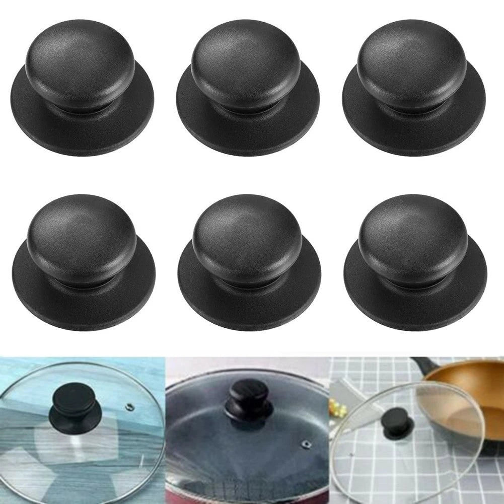 6pcs ABS Cooking Lid Knobs Replacement for Pot Pan Kettle