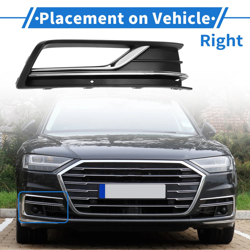 Fog Light Grille Front Right Replacement for Volkswagen Passat (2016–2018)