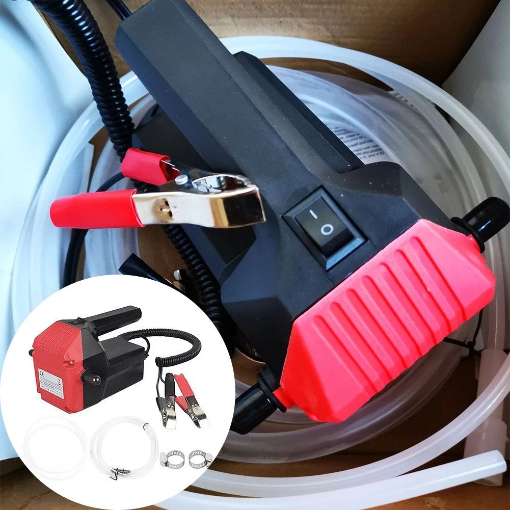 12V Oil Drain Pump with Anti-Scald Handle for Car Motorcycle