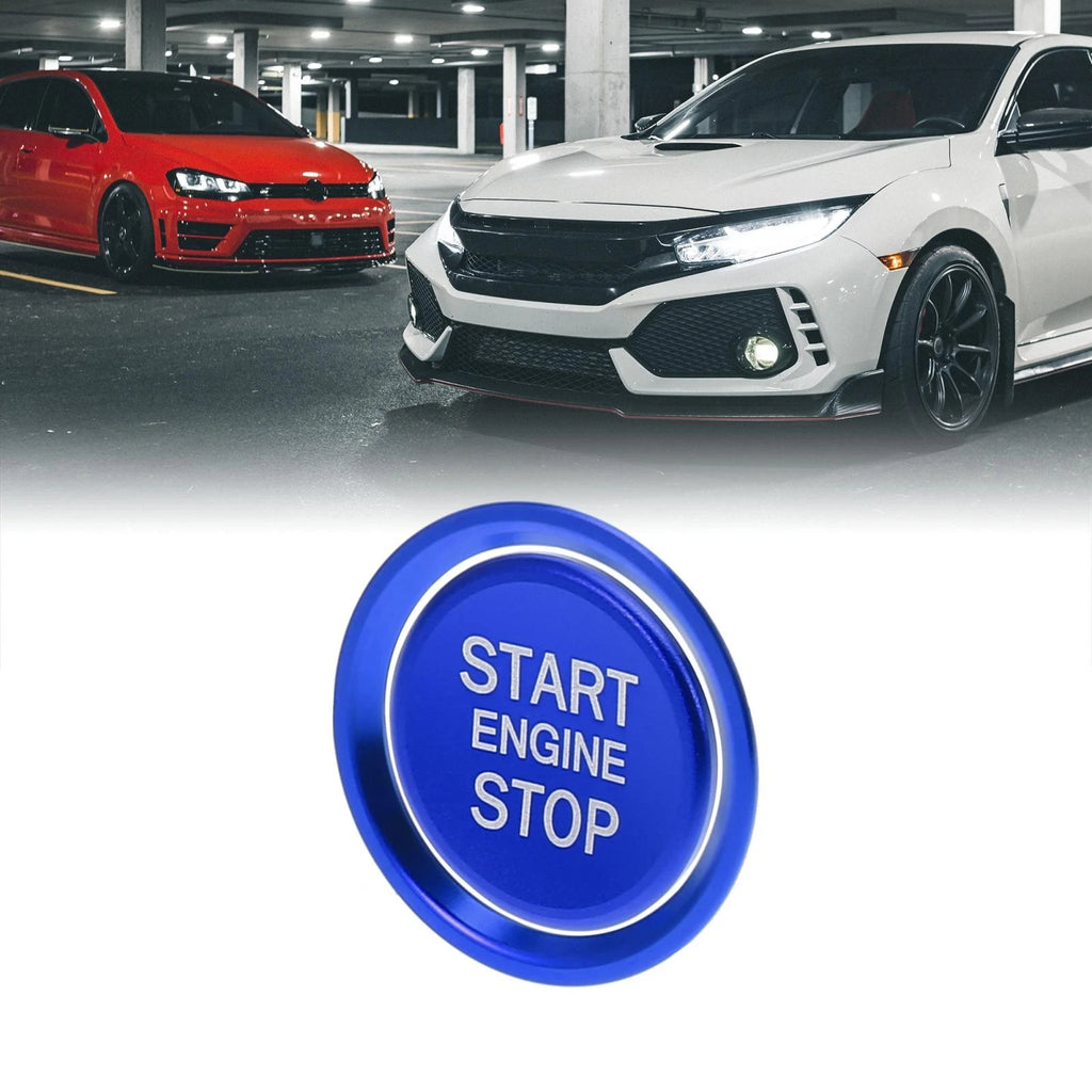 Car Start Stop Switch Button Cover with Ring Kit for Audi A4 A6 Q5 (2010–2023)