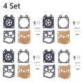 Set of 4 Carburetor Diaphragm Rebuild Kit for Chainsaw 38/45/52/58 4500 5200 5800