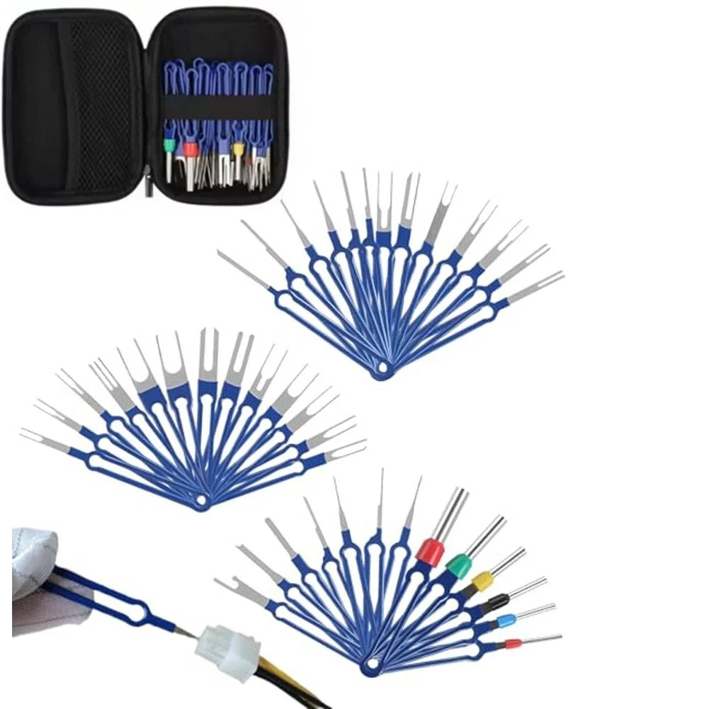 41-Piece Automotive Terminal Removal Kit with Ergonomic O-Ring Handle