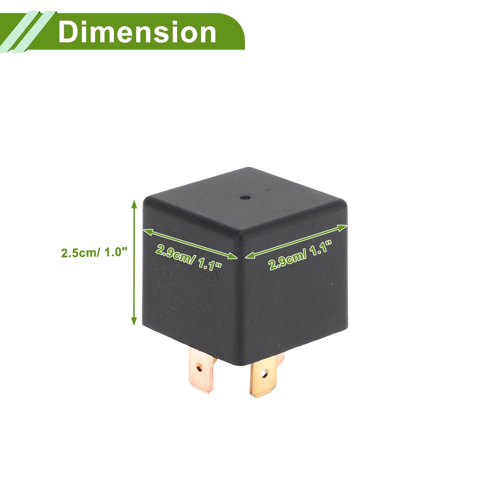 2X 4-Pin 36V 80A Waterproof Auto Relay for Universal Applications