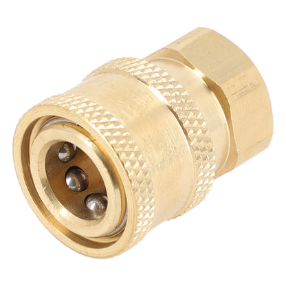 2X Pressure Washer Coupler 1/4" NPT Safety Fittings Brass