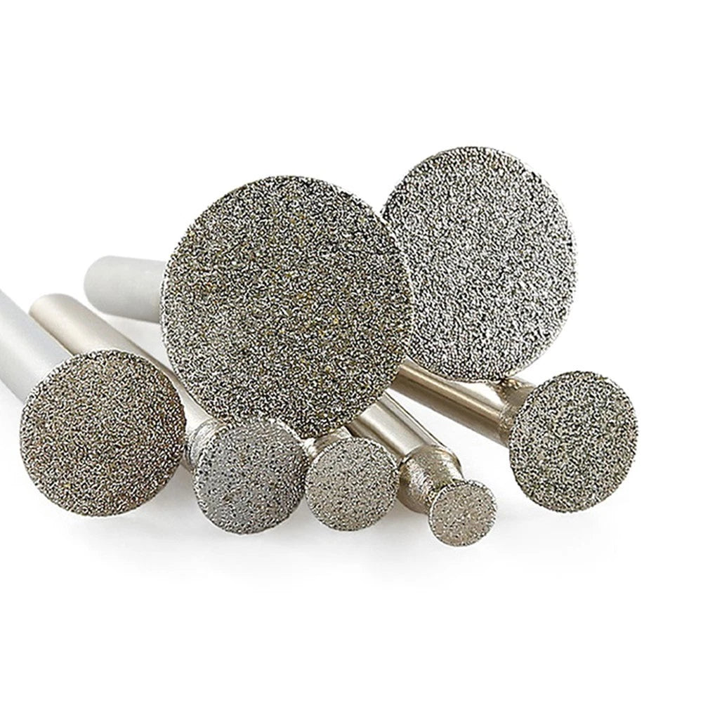 Grinding Bit Set of 10 with 6mm Shank - 6/8/10/14/16/18/20/22/25/30mm
