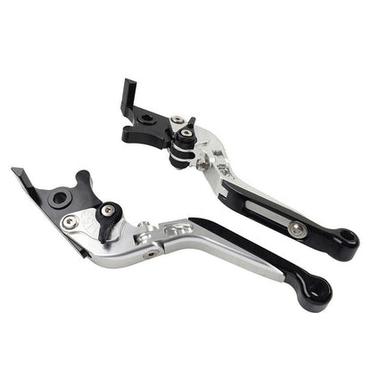 CNC Silver Extendable Brake Clutch Levers for Honda CBR125R CBR150R CBR250R (2004–2017)