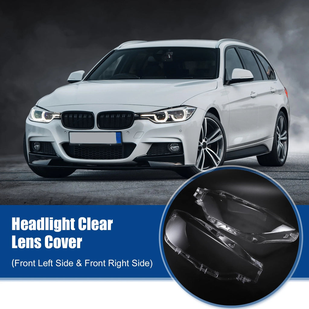 Headlight Clear Lens Cover for BMW 3 Series F30 (2016–2018) Replacement