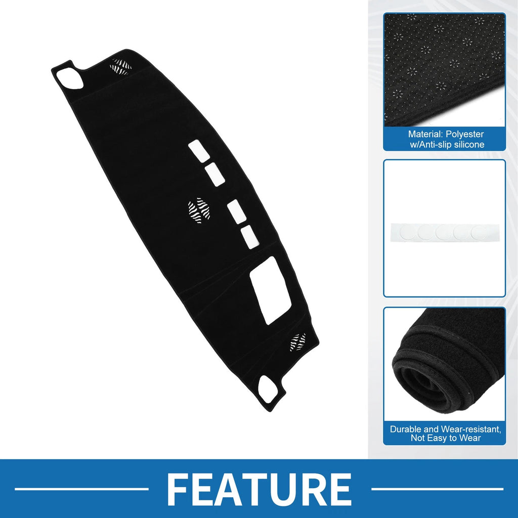 Dashboard Dash Cover Mat Replacement for Chevrolet Suburban for Tahoe 2021-2023