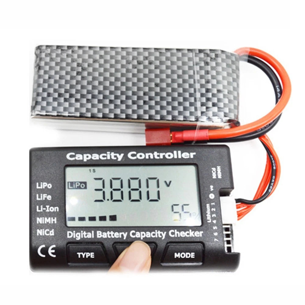 Battery Tester for 4WD RC Cars - 2.1 Inch Display