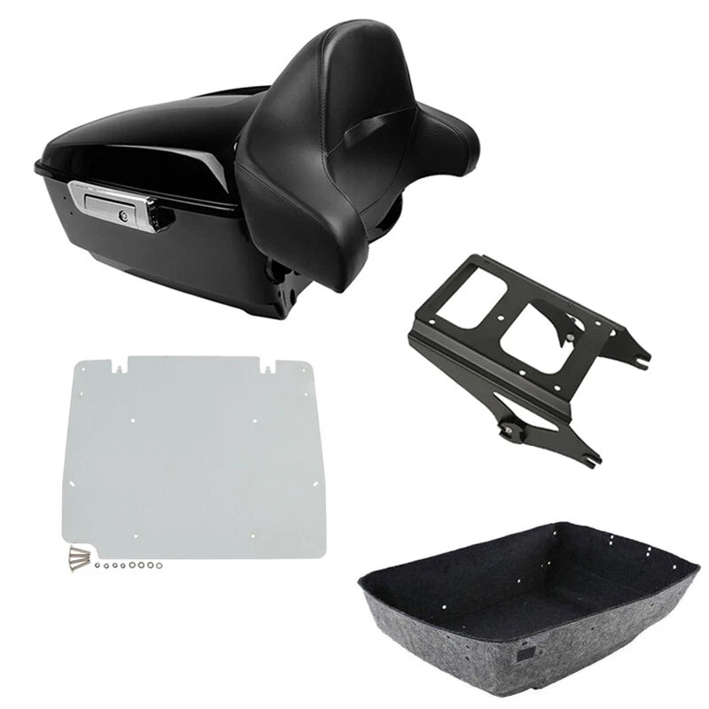 Trunk Backrest Pad Mount Plate for Harley Touring (2009–2013)