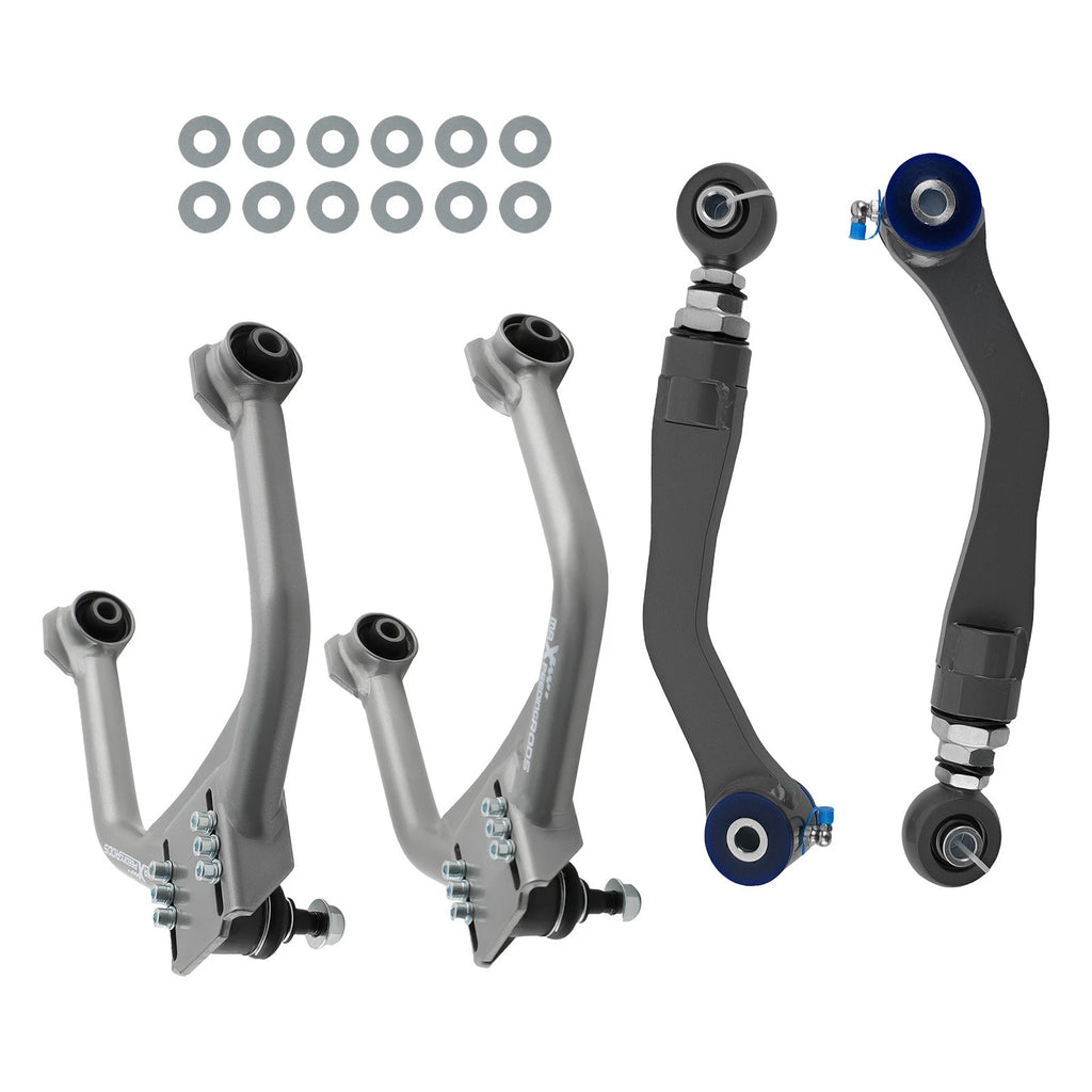 Adjustable Rear & Front Upper Camber Control Arms for Chrysler 300 (2005–2023)