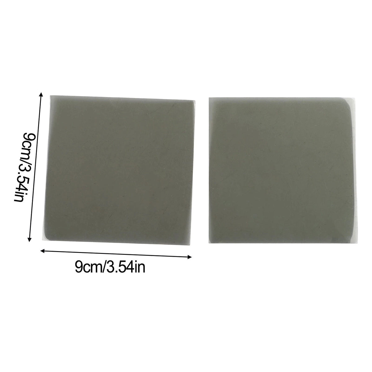 2X Polarizing Film 9x9mm for Vehicle Dashboard and Phone Screen