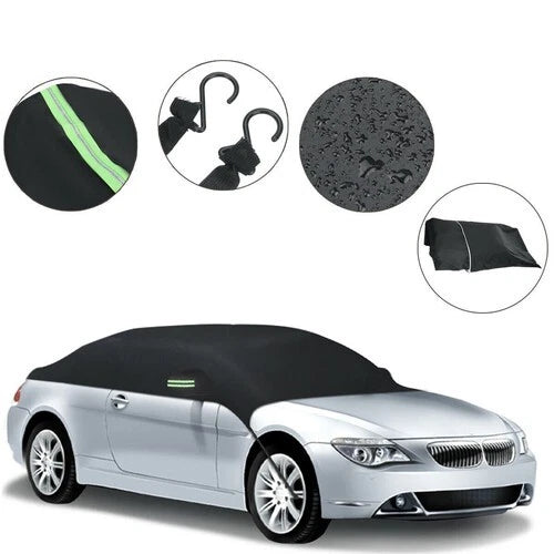 2X 66" Universal SUV Half-body Cover for Outdoor Waterproof Rain Snow Sun Dust