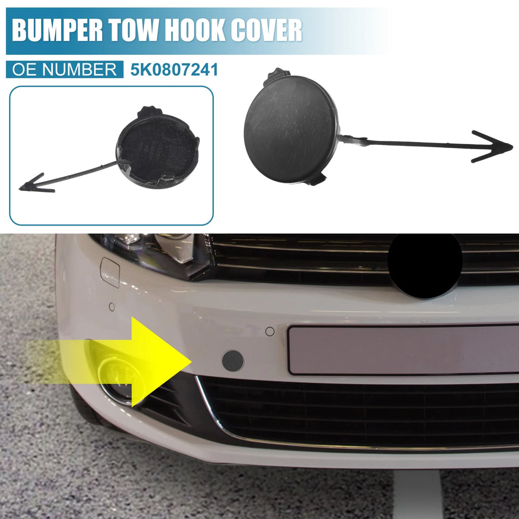 Front Bumper Tow Hook Cover OEM Replacement for Volkswagen Golf 6 (2009–2014)