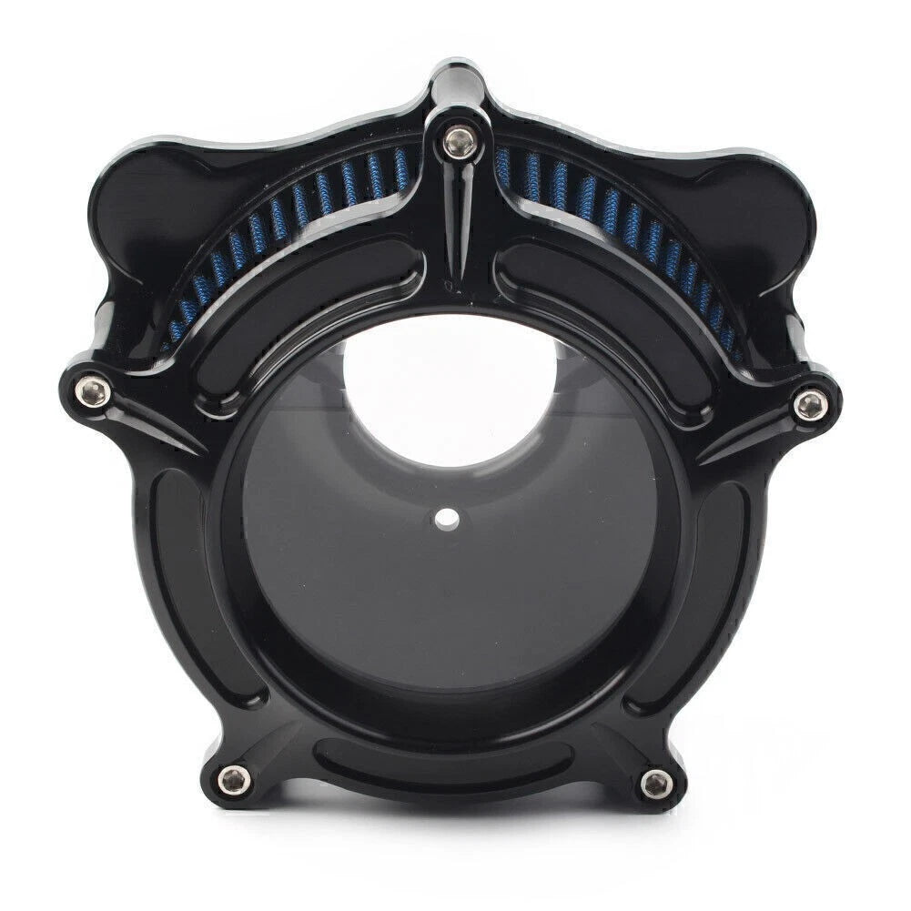 CNC Air Cleaner Intake Filter fit Harley Touring Trike 2008 - 2016 Black Blue
