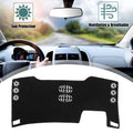 Dashboard Cover for Toyota Alphard (2023) - Black Polyester Non-Slip
